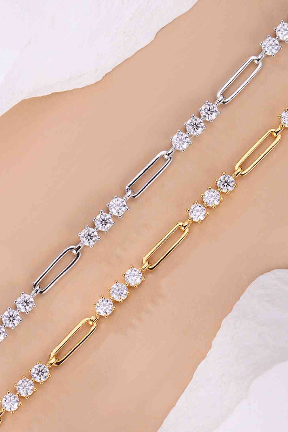 1.8 Carat Moissanite 925 Sterling Silver Bracelet - lolaluxeshop