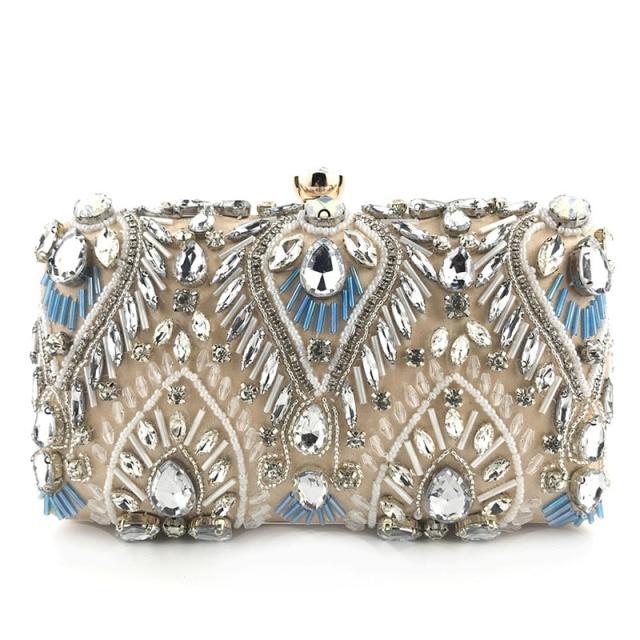 Clutch Handbag Luxury Diamond Rhinestone Clutch Bags Exquisite Female Clutches - LOLA LUXE