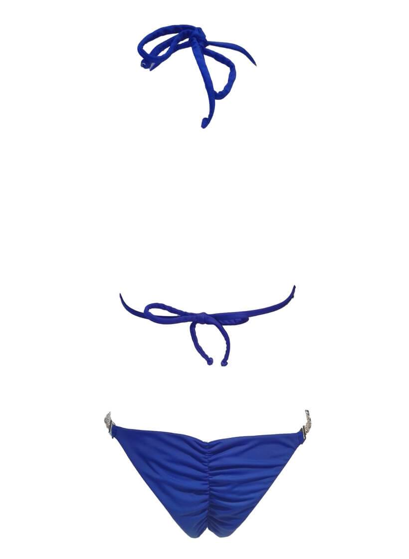 Belle Triangle Top & Skimpy Bottom - Blue - LOLA LUXE