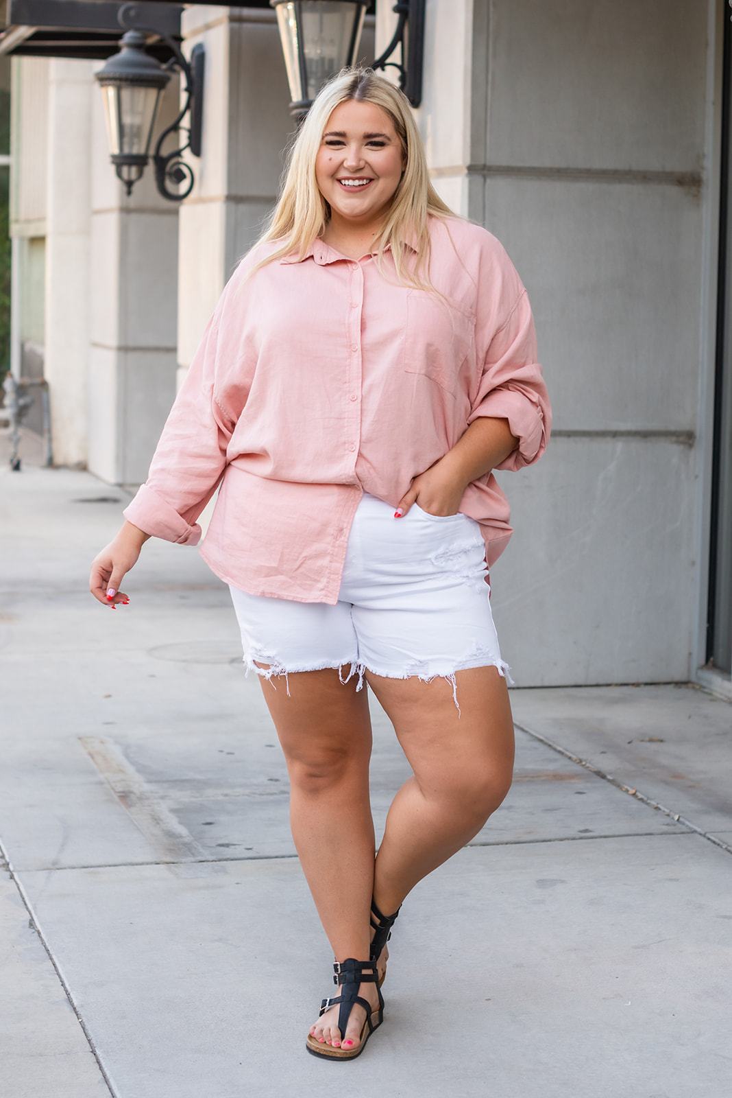 Summertime Memories Button-Down Shirt - LOLA LUXE