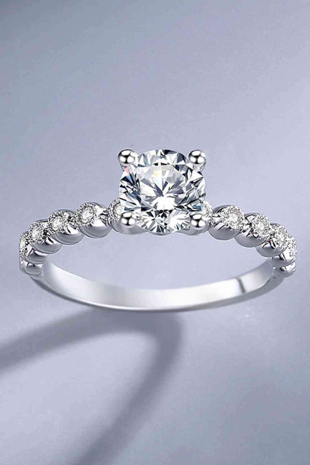 Classic 4-Prong Moissanite Ring - lolaluxeshop