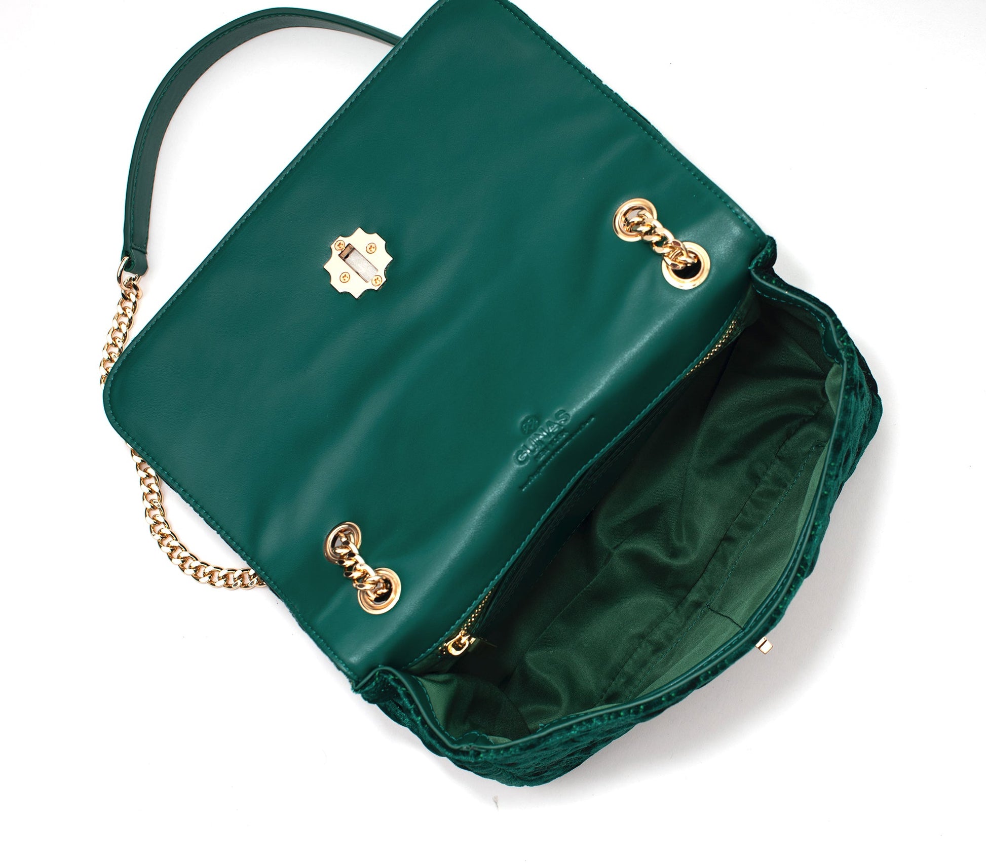 Broadway - Green Vegan Shoulder Bag - lolaluxeshop