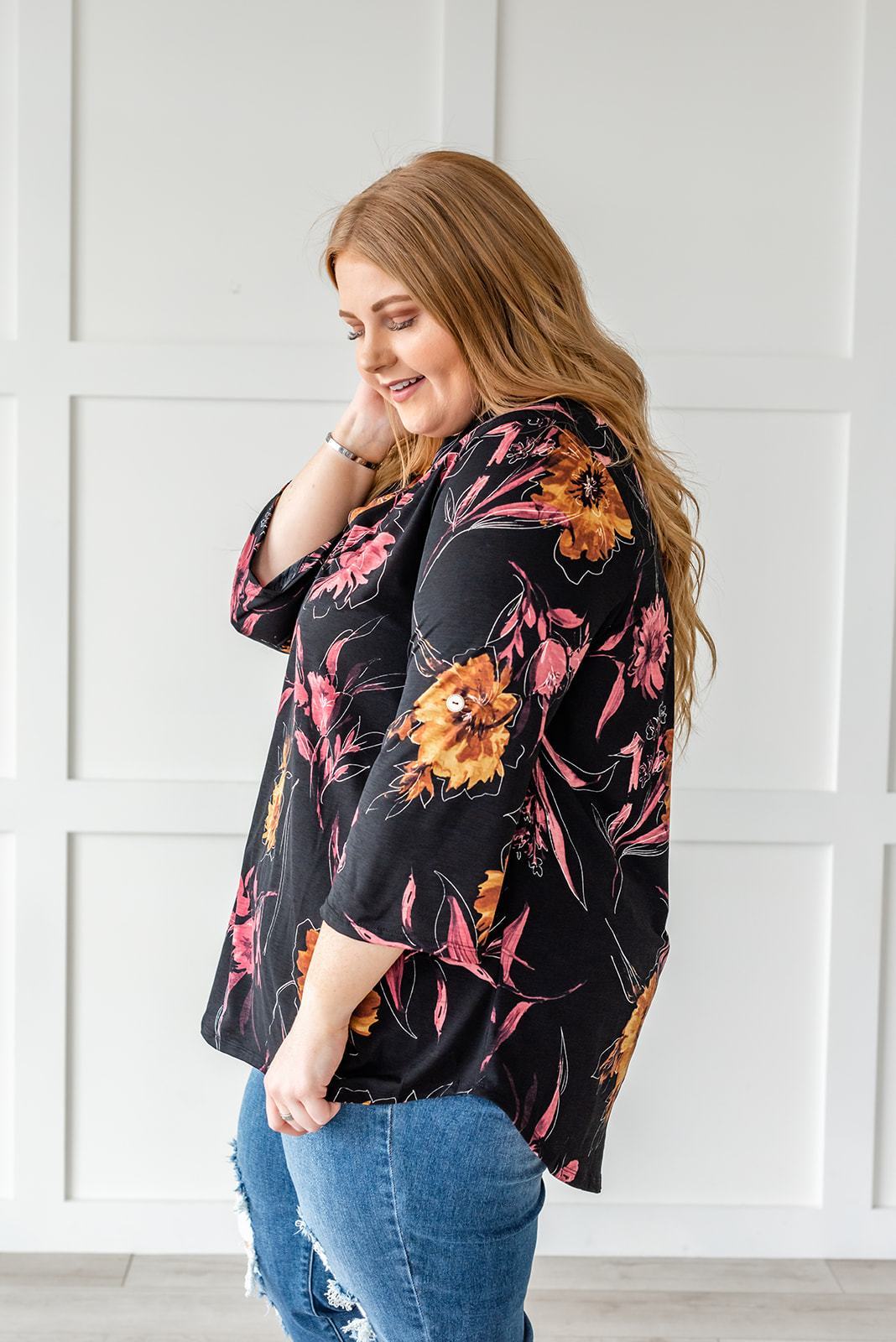 Lift My Spirits Floral Top - LOLA LUXE