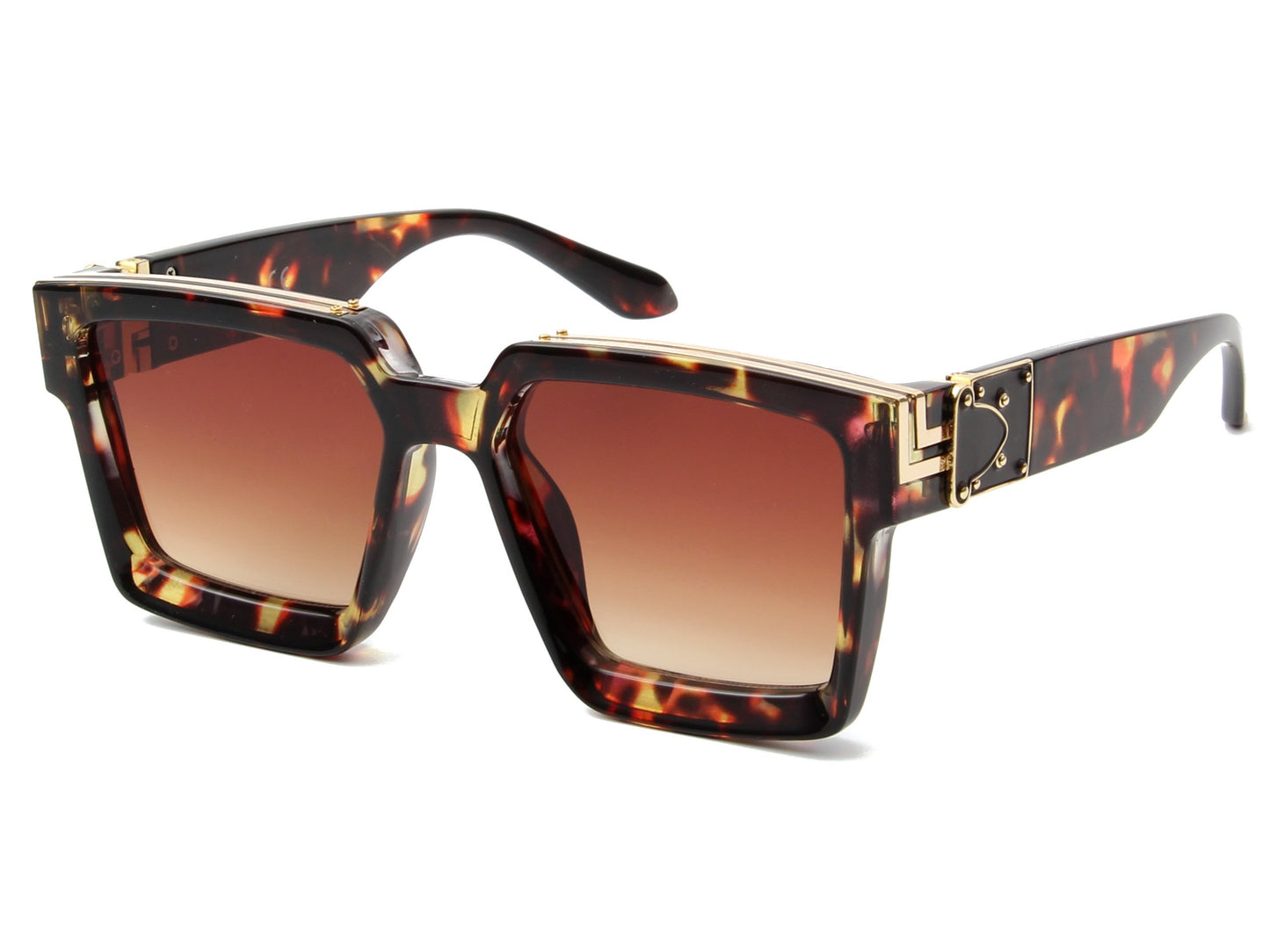 Evanston | Classic Retro Vintage Square Fashion Sunglasses - lolaluxeshop