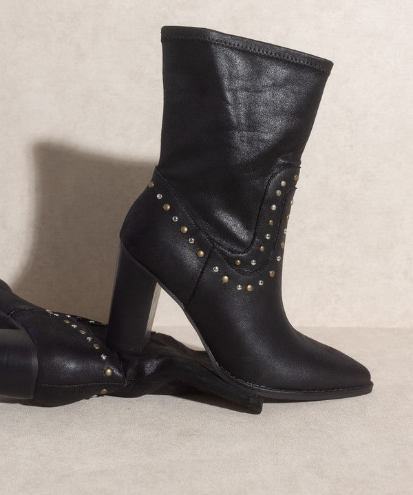 OASIS SOCIETY Paris   Studded Boots - LOLA LUXE