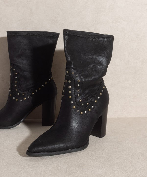 OASIS SOCIETY Paris   Studded Boots - LOLA LUXE