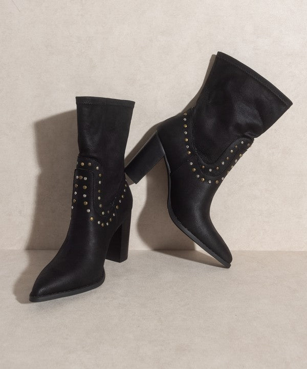 OASIS SOCIETY Paris   Studded Boots - LOLA LUXE