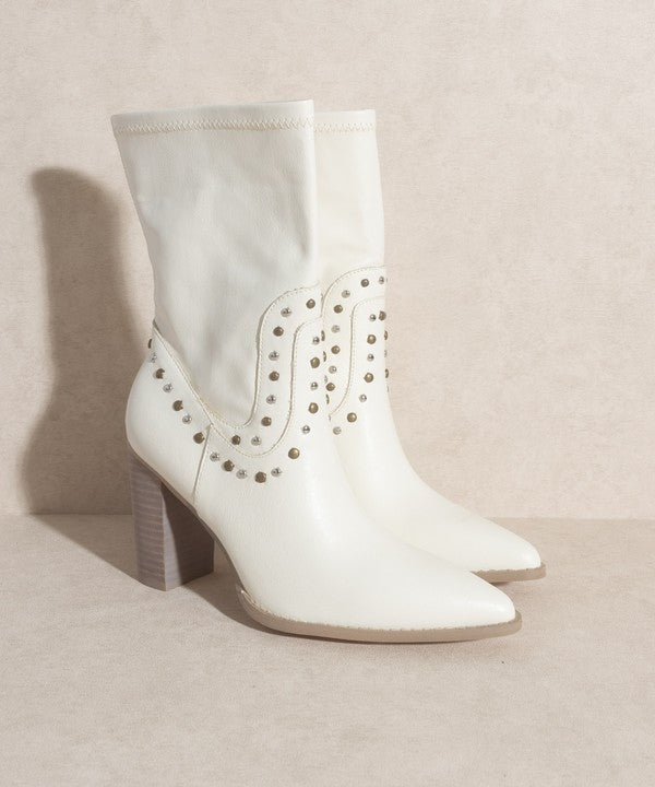 OASIS SOCIETY Paris   Studded Boots - LOLA LUXE