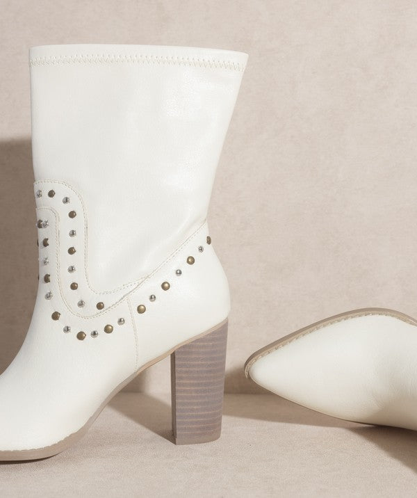 OASIS SOCIETY Paris   Studded Boots - LOLA LUXE