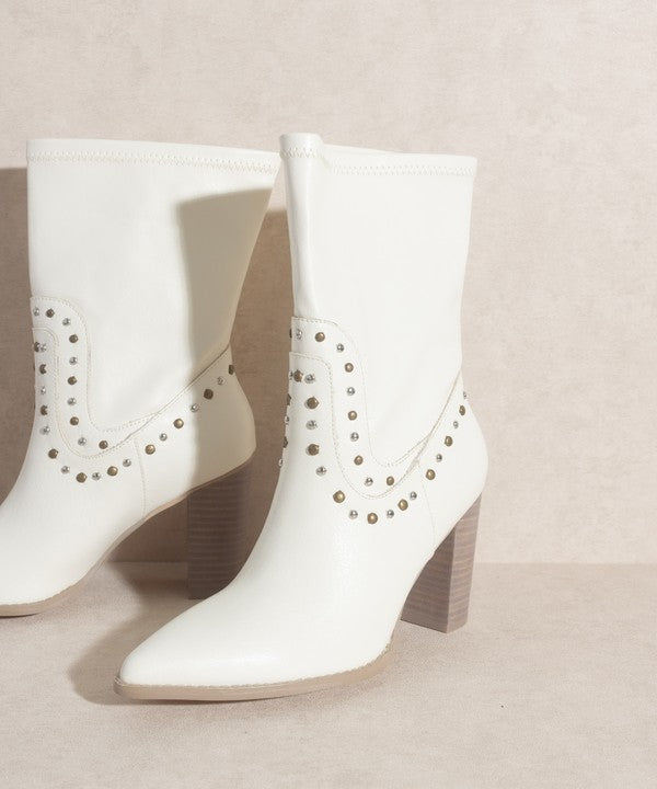 OASIS SOCIETY Paris   Studded Boots - LOLA LUXE