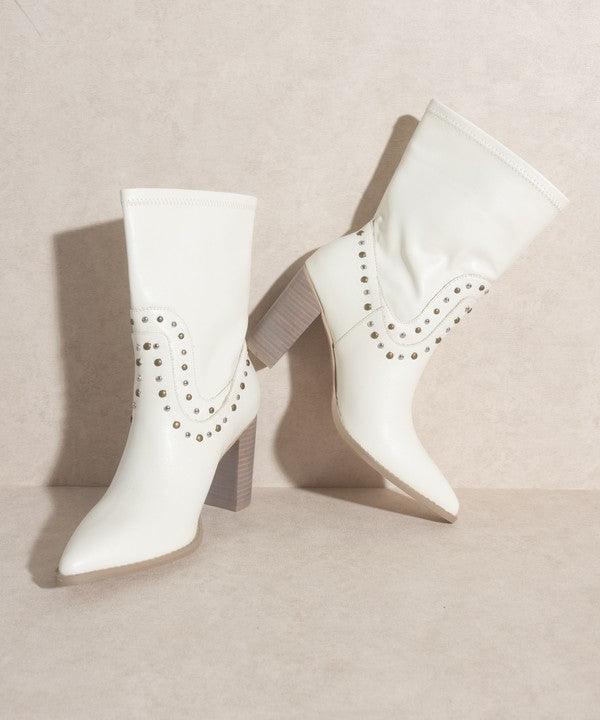 OASIS SOCIETY Paris   Studded Boots - LOLA LUXE