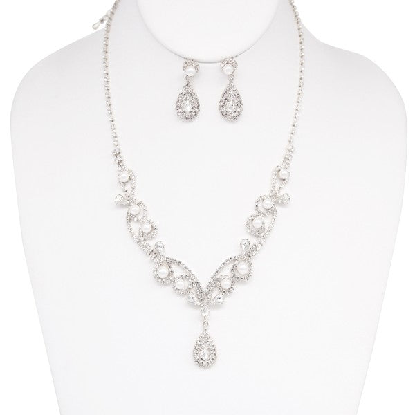 LUXURY NECKLACE AND EARRING SET - LOLA LUXE