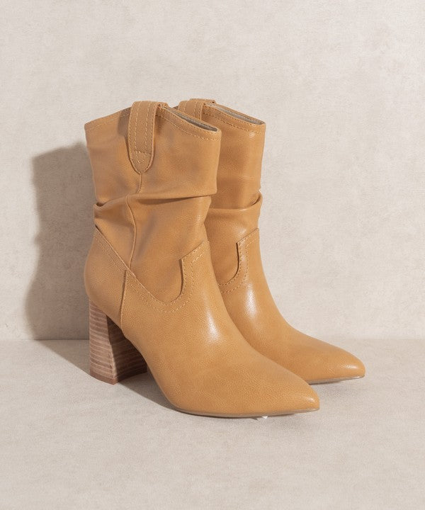 OASIS SOCIETY Mavis   Western Style Bootie - LOLA LUXE