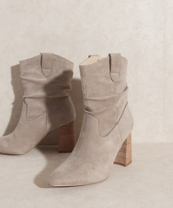 OASIS SOCIETY Mavis   Western Style Bootie - LOLA LUXE