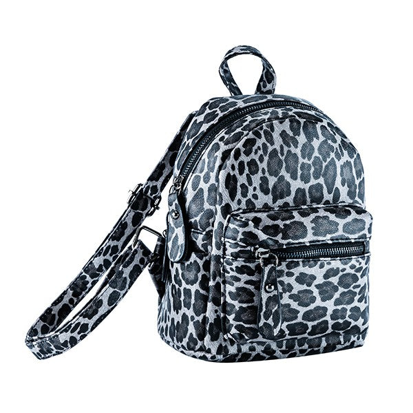 MINI LEOPARD PRINT BACKPACK - LOLA LUXE