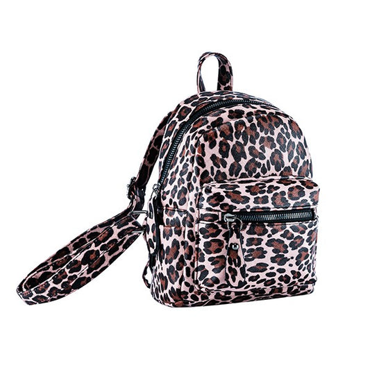 MINI LEOPARD PRINT BACKPACK - LOLA LUXE