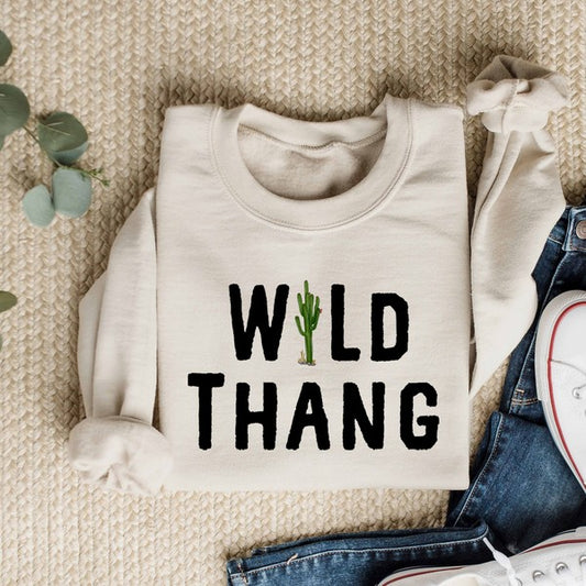 WILD CACTUS GRAPHIC SWEATSHIRT - LOLA LUXE