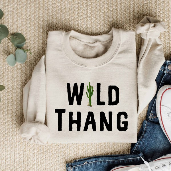 WILD CACTUS GRAPHIC SWEATSHIRT - lolaluxeshop