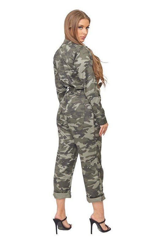 Camo Jumpsuit - LOLA LUXE