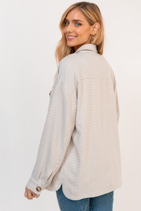 POCKET DETAIL OVERSIZED JACKET - LOLA LUXE