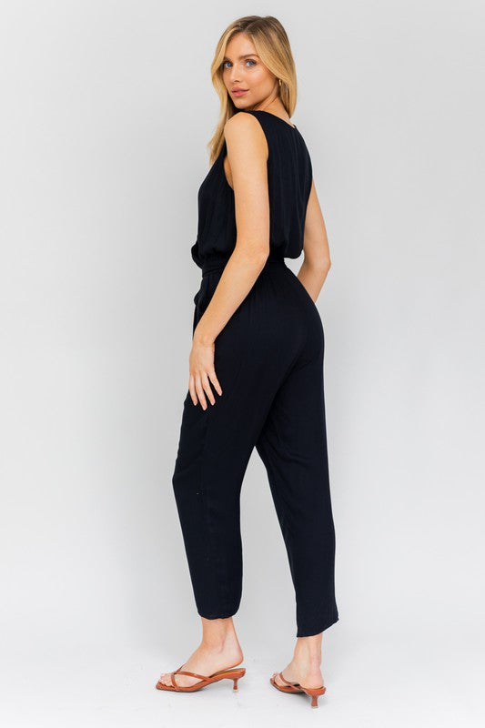 SLEEVELESS SURPLUS JUMPSUIT - LOLA LUXE