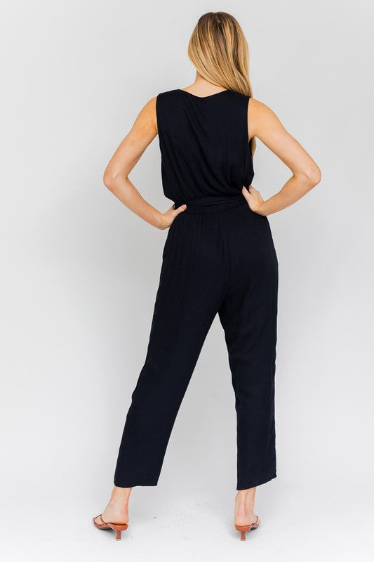 SLEEVELESS SURPLUS JUMPSUIT - LOLA LUXE