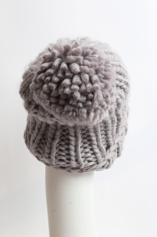 Soft Chunky Cable Knit Beanie - LOLA LUXE