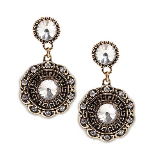 Bloom Earrings-Clear - LOLA LUXE