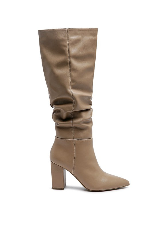 HANOI KNEE HIGH SLOUCH BOOT - lolaluxeshop