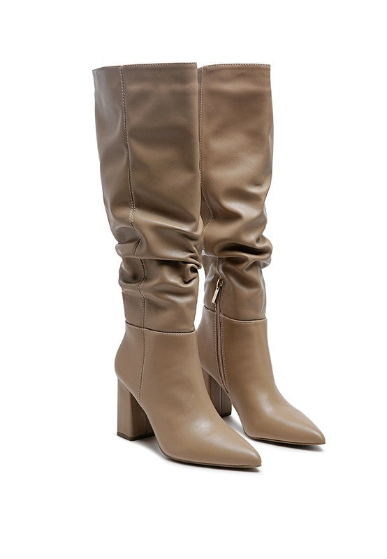 HANOI KNEE HIGH SLOUCH BOOT - lolaluxeshop