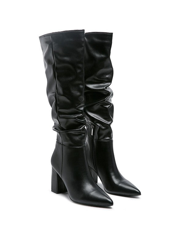 HANOI KNEE HIGH SLOUCH BOOT - lolaluxeshop