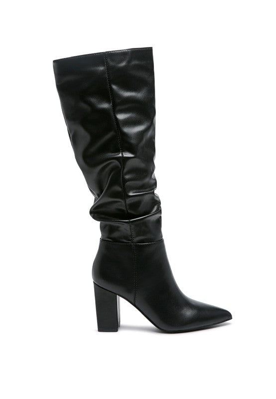 HANOI KNEE HIGH SLOUCH BOOT - lolaluxeshop