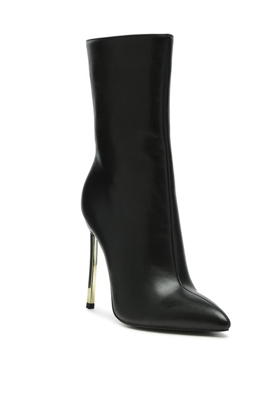 LONDON RAG OVER THE ANKLE STILETTO BOOT - lolaluxeshop