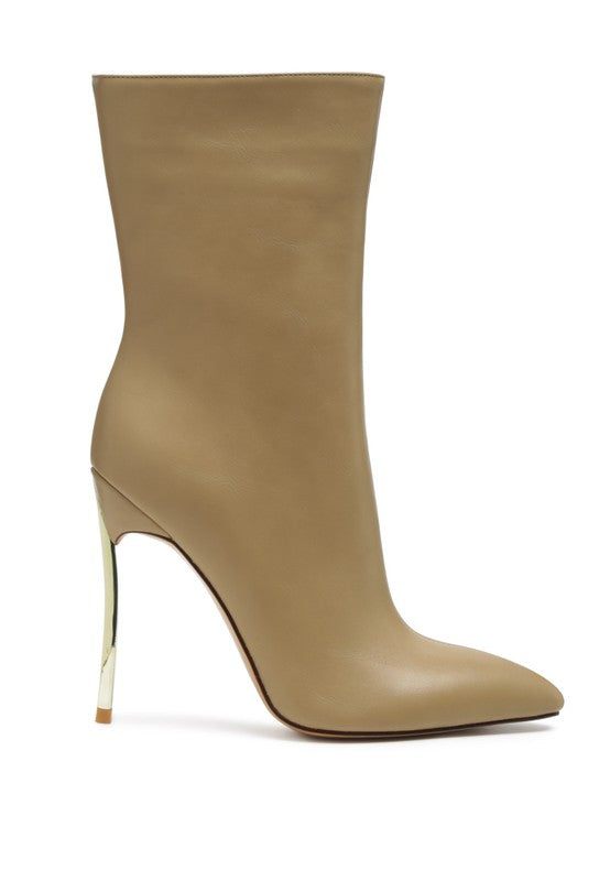 LONDON RAG OVER THE ANKLE STILETTO BOOT - lolaluxeshop