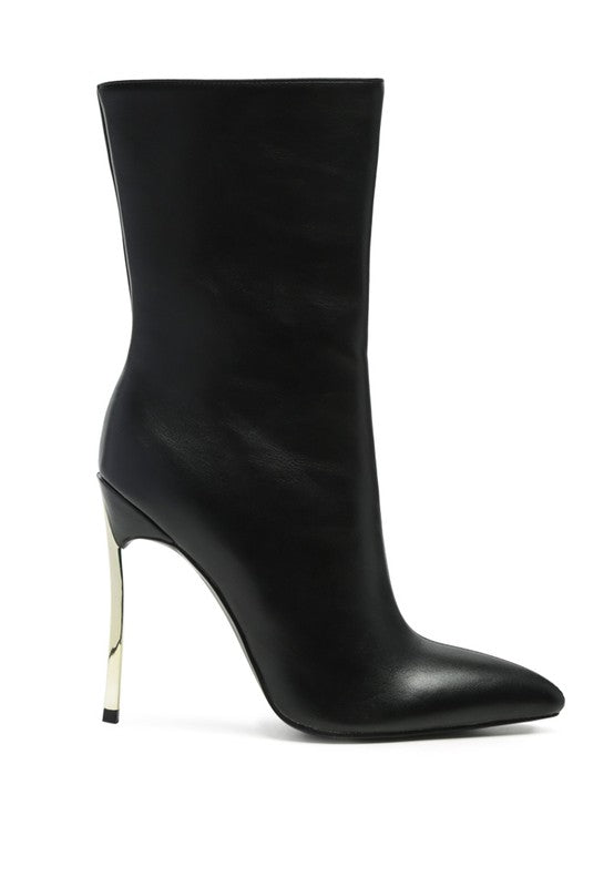 LONDON RAG OVER THE ANKLE STILETTO BOOT - lolaluxeshop