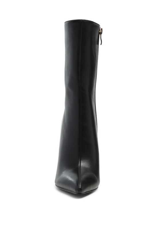 LONDON RAG OVER THE ANKLE STILETTO BOOT - lolaluxeshop