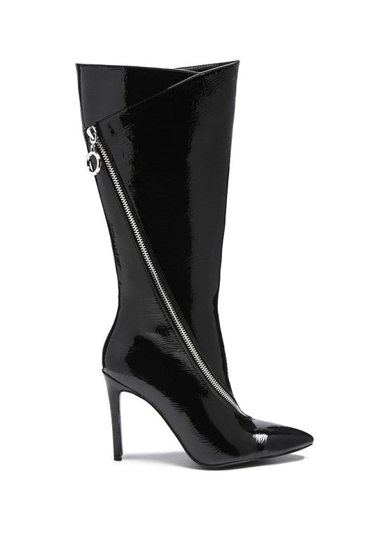 TSAROH ZIP AROUND CALF BOOT - lolaluxeshop