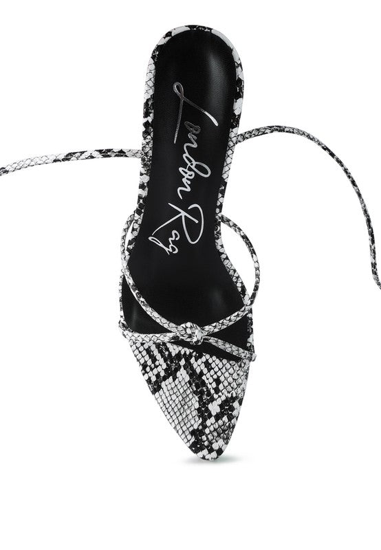 BONDAGE HIGH HEEL LACE UP SANDALS - lolaluxeshop