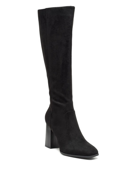 MADMAN STRETCH HIGH HEEL VELVET BOOT - lolaluxeshop