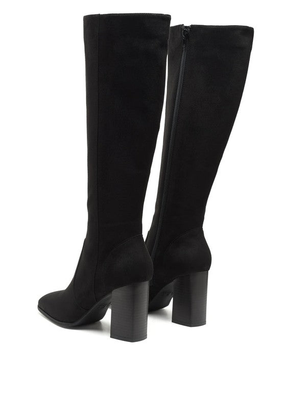 MADMAN STRETCH HIGH HEEL VELVET BOOT - lolaluxeshop