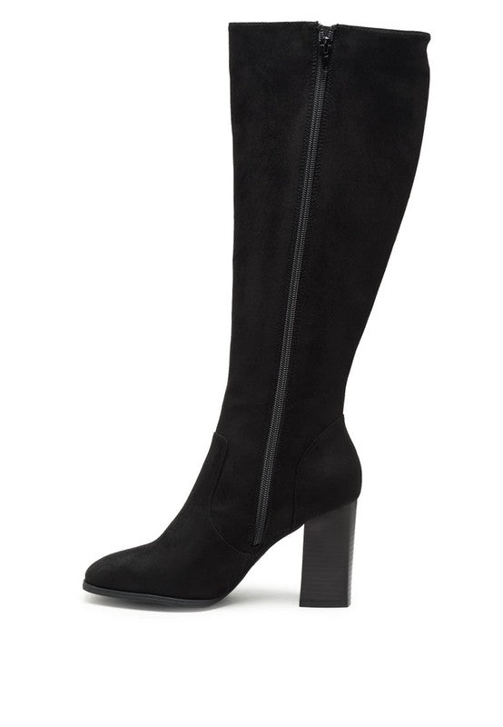 MADMAN STRETCH HIGH HEEL VELVET BOOT - lolaluxeshop