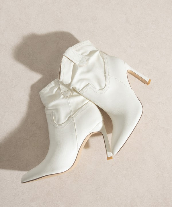 OASIS SOCIETY Kate   Slim Heel Booties - LOLA LUXE