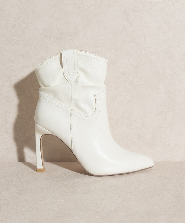 OASIS SOCIETY Kate   Slim Heel Booties - LOLA LUXE