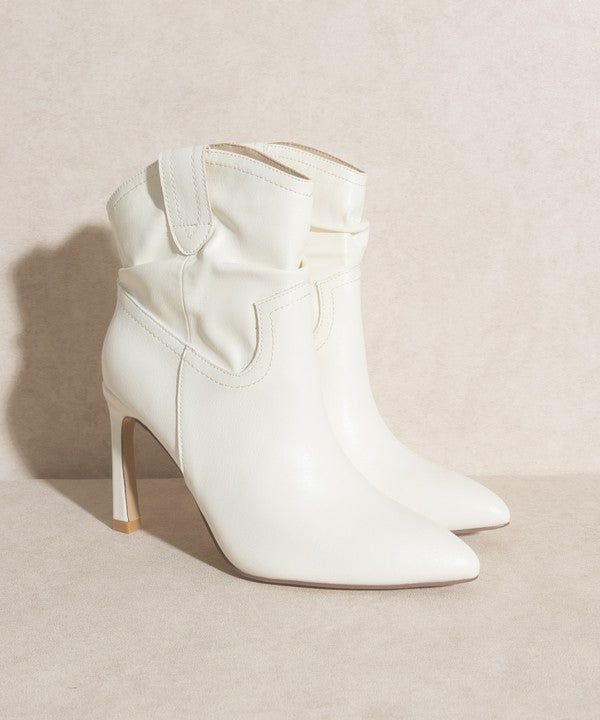 OASIS SOCIETY Kate   Slim Heel Booties - LOLA LUXE