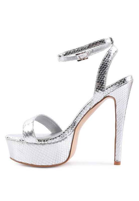 SWEETHEART CROC PLATFORM HIGH HEELED SANDALS - lolaluxeshop