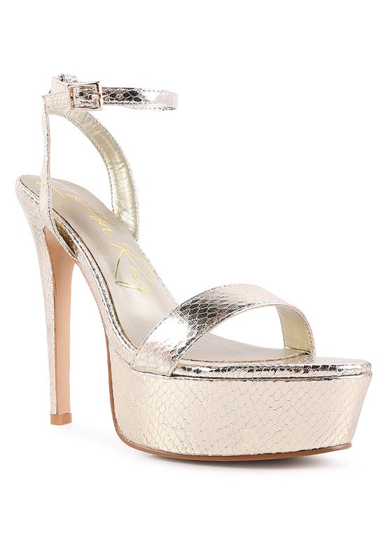 SWEETHEART CROC PLATFORM HIGH HEELED SANDALS - lolaluxeshop