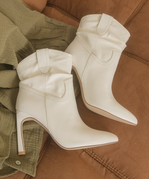 OASIS SOCIETY Kate   Slim Heel Booties - LOLA LUXE