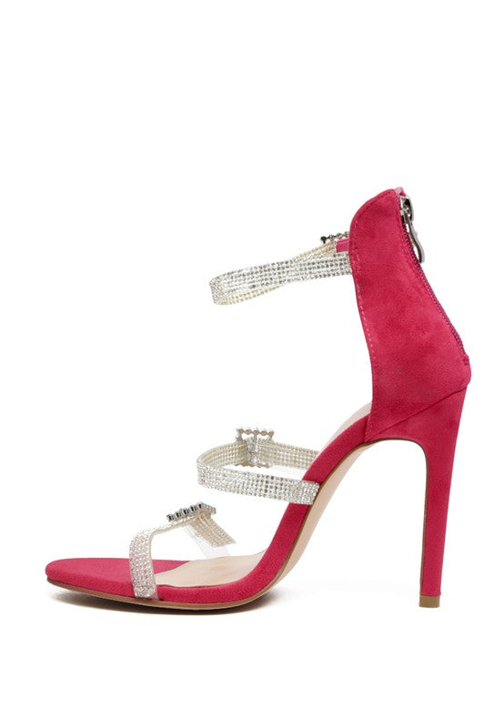 INES BLING STRAP HIGH HEEL SANDALS - lolaluxeshop