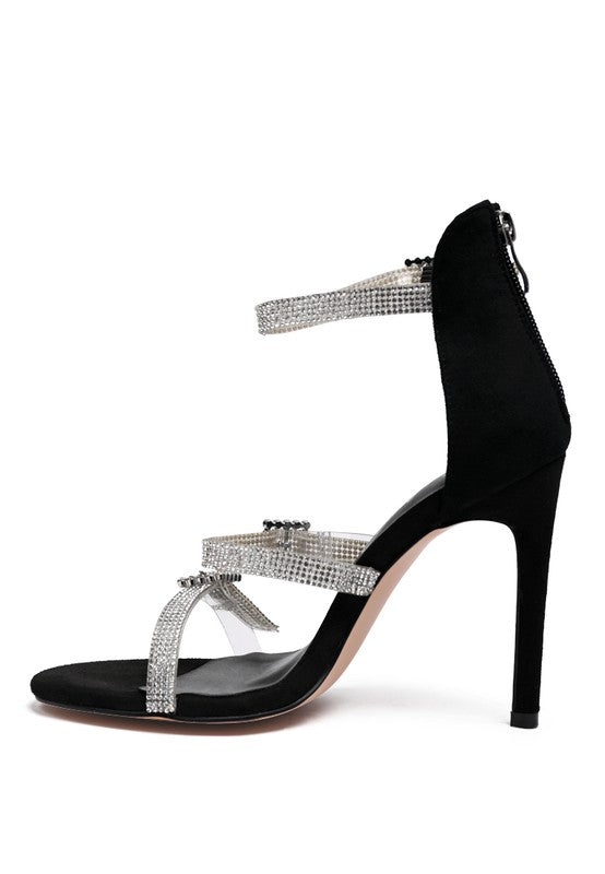 INES BLING STRAP HIGH HEEL SANDALS - lolaluxeshop