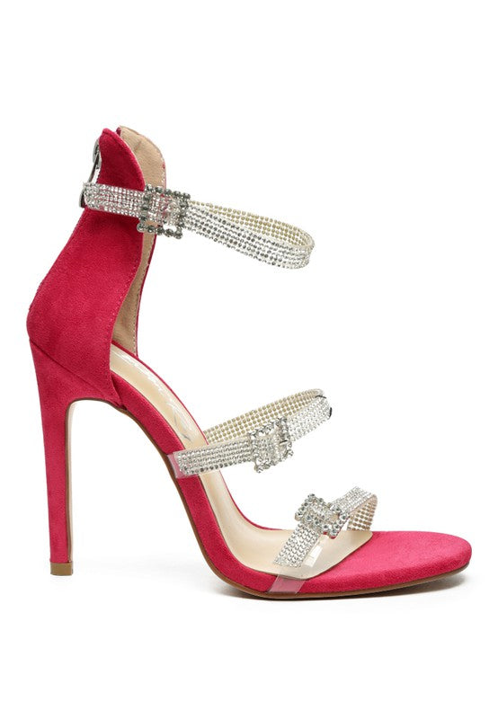 INES BLING STRAP HIGH HEEL SANDALS - lolaluxeshop